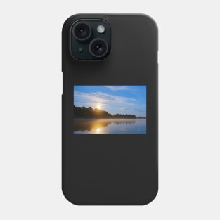 Full moon over the lake Phone Case