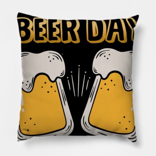 National Beer Day Jan 1  Dec 31 Costume Gift Pillow