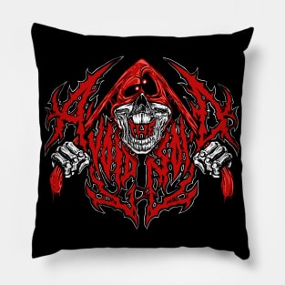 Avoid the Noid - Death Metal Logo Pillow