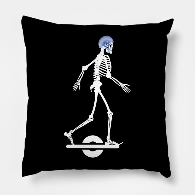 Onewheel Skeleton Pillow by AI studio