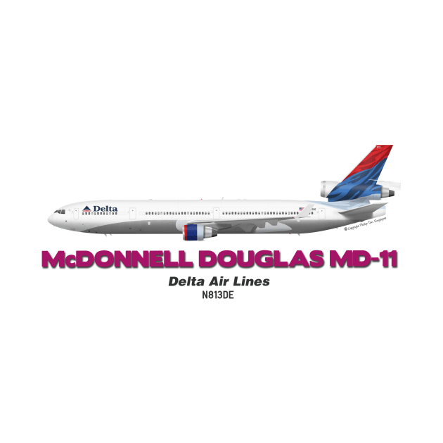 McDonnell Douglas MD-11 - Delta Air Lines by TheArtofFlying