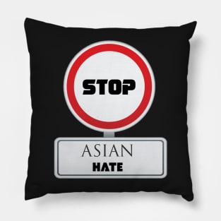 Stop Asian Hate - Japanese Flag Pillow