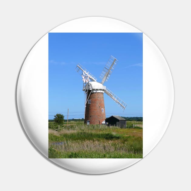 Horsey Windpump Pin by Chris Petty