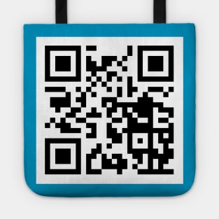 Rick Roll QR Tote