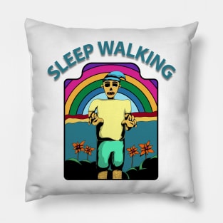 sleep walking classic design Pillow