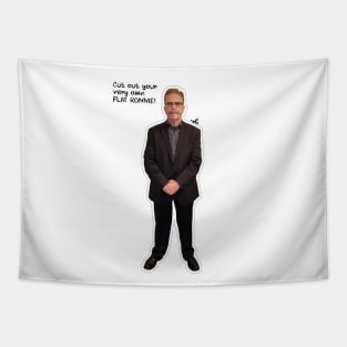 Cut out your very own FLAT RONNIE! Tapestry