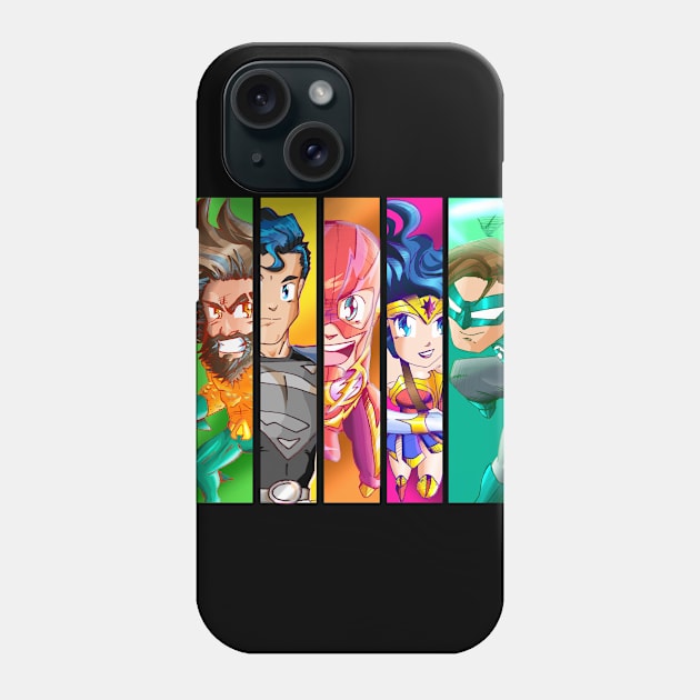 Team Justice (Color version) Phone Case by MorenoArtwork