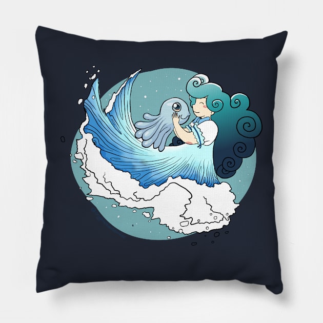 Hina and her little friend Pillow by Cryptobox Comics