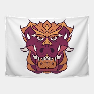 Dragon mask Tapestry