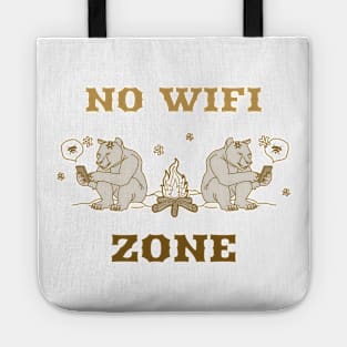 Campfire No Wifi Zone Tote