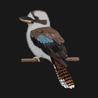 Kookaburra Bird Art Birdlover Birdwatcher Animal Ornithologist T-Shirt