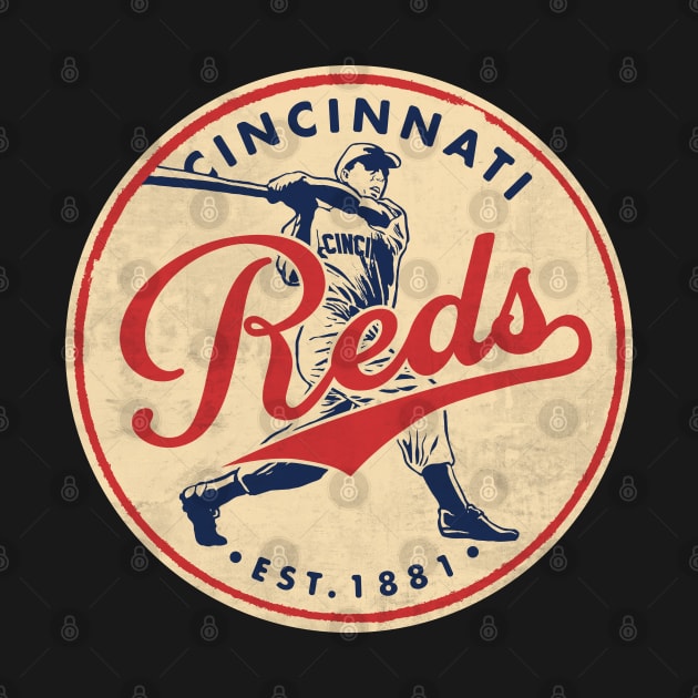 Throwback Cincinnati Reds 1 by Buck Tee by Buck Tee