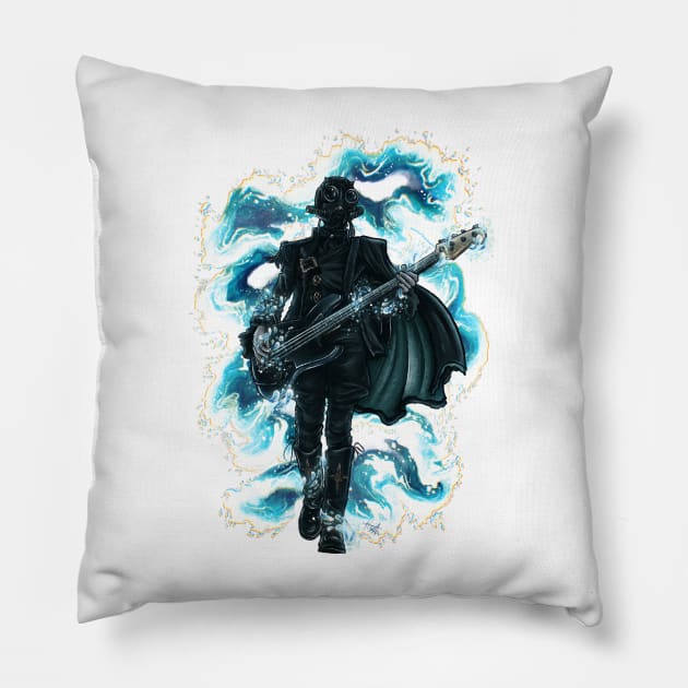 Rain ghoul Pillow by Lance with the Antlers