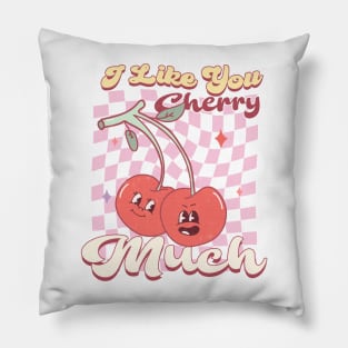 I Love You Cherry Much Pillow