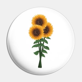 Sun Flower Pin