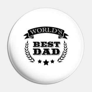 Worlds best father gift for dad sayings Pin