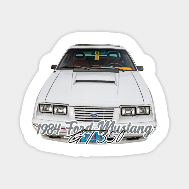 1984 Ford Mustang GT 350 Magnet by Gestalt Imagery