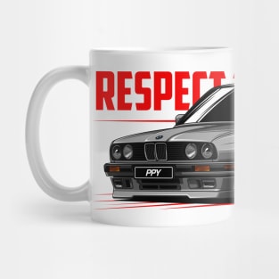 BMW 3 series, E30, illustration, black Coffee Mug