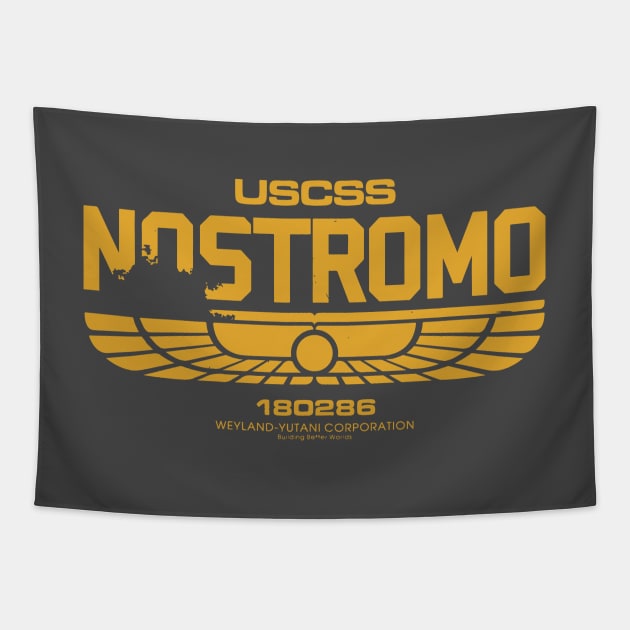 Nostromo Tapestry by Just designs of things we are passionate about.