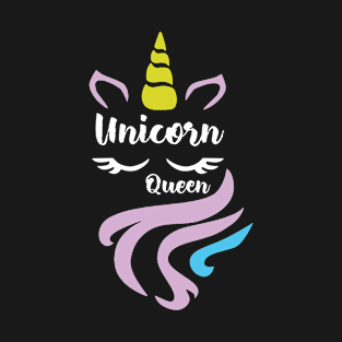 Unicorn Queen Print Daughter T Shirts T-Shirt