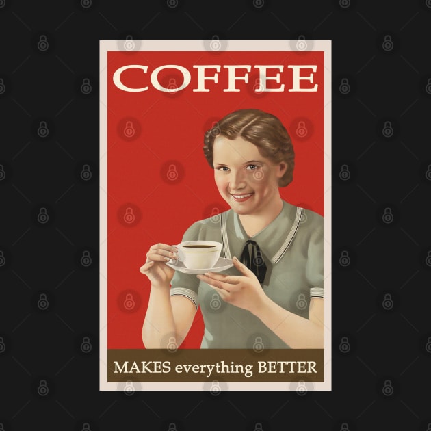 Coffee - Retro Advertising by CozyCanvas