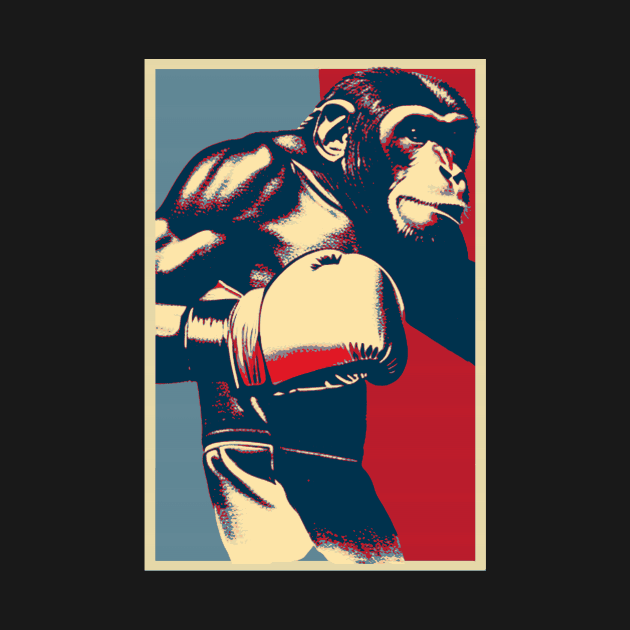 Chimpanzee Boxing Champion by DesignArchitect