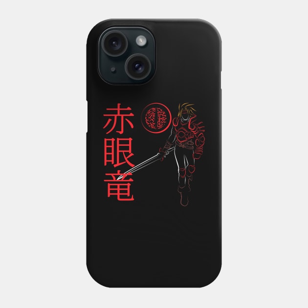 Red Eyed Dragoon Phone Case by Nierez