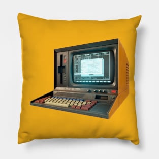 Vintage Computer Pillow