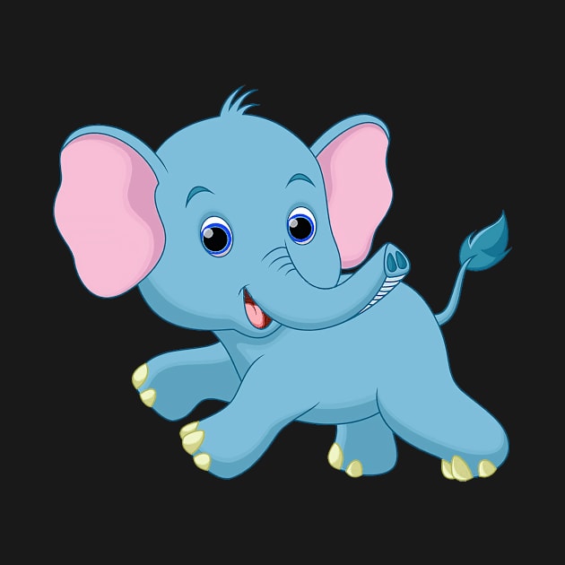 Elephant Blue by stephens69