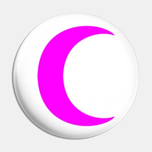 Crescent (pink) Pin