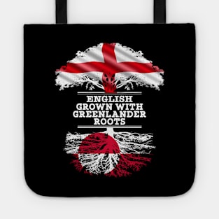 English Grown With Greenlander Roots - Gift for Greenlander With Roots From Greenland Tote