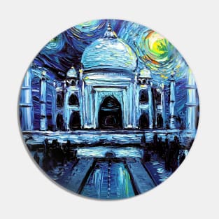 van Gogh Never Saw the Taj Mahal Pin