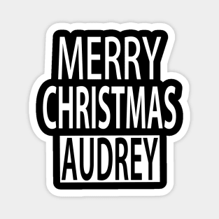 Merry Christmas  Audrey Magnet