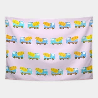 Toy truck pattern Tapestry