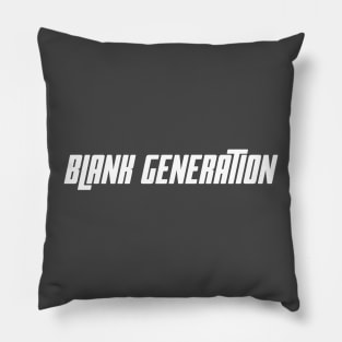 Blank Generation Pillow