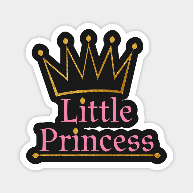 Little princess Gold crown Magnet by sigdesign