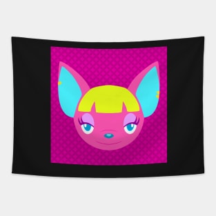 Fuchsia ACNH w/ Background Tapestry