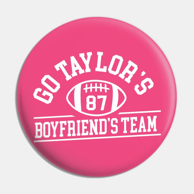 Taylors Boyfriend's Team Pin by MorlockTees