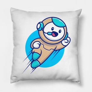 Cute Robot Flying Pillow