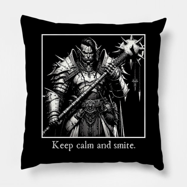 War Cleric Pillow by OddlyNoir