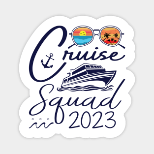 Cruise Squad Birthday Party Tee Cruise Squad 2023 Magnet