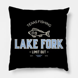 LAKE FORK FISHING T-SHIRT Pillow