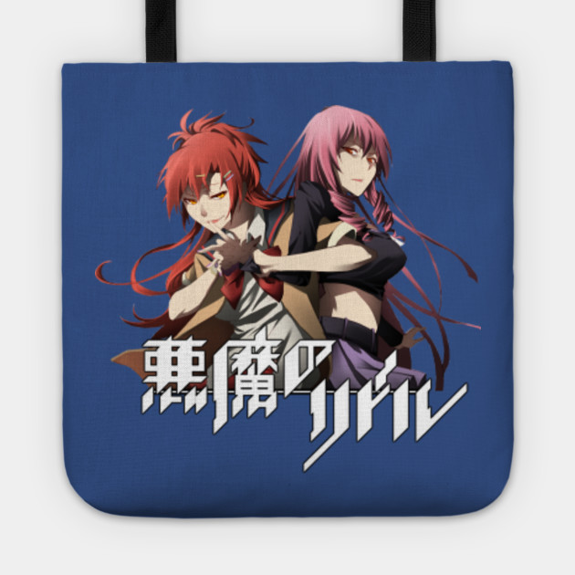 Wallpaper Akuma No Riddle Back To Back Anime Tote Bag Teepublic Uk For Android