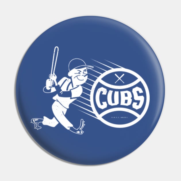 Chicago Cubs Vintage Cubs Logo Pin