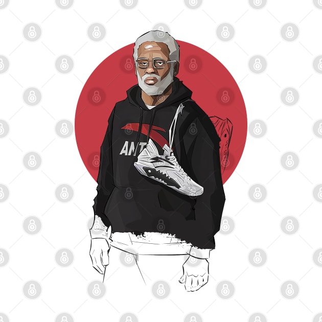 BASKETBALLART - Uncle Drew pulling by JORDAN-ART23