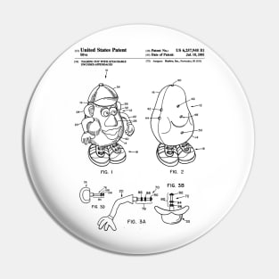 Mr.Potato Head Patent Black Pin