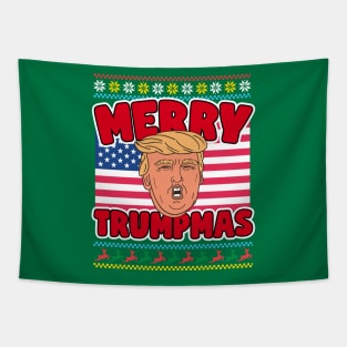 Donald Trump Christmas Tapestry