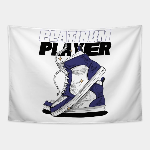 Platinum Player Tapestry by Aj@Co.