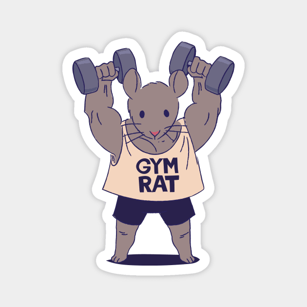 Anime gym rat Magnet by Positively Petal Perfect 