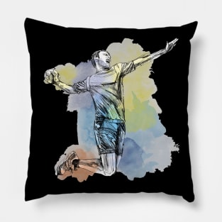 Handball Player Pillow